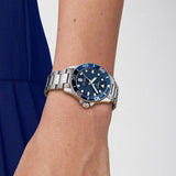 Tissot Seastar 1000 Lady Blue Dial Silver Steel Strap Watch For Women - T120.210.11.041.00 Buy Now By Tissot