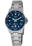 Tissot Seastar 1000 Lady Blue Dial Silver Steel Strap Watch For Women - T120.210.11.041.00 Buy Now By Tissot