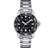 Tissot Seastar 1000 Lady Black Dial Silver Steel Strap Watch for Women - T120.210.11.051.00 Buy Now By Tissot