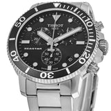 Tissot Seastar 1000 Chronograph Black Dial Silver Steel Strap Watch For Men - T120.417.11.051.00 Buy Now By Tissot