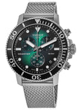 Tissot Seastar 1000 Chronograph Green Dial Silver Mesh Bracelet Watch For Men - T120.417.11.091.00 Buy Now By Tissot