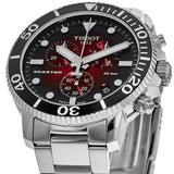 Tissot Seastar 1000 Chronograph Red Dial Silver Steel Strap Watch For Men - T120.417.11.421.00 Buy Now By Tissot
