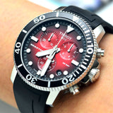 Tissot Seastar 1000 Chronograph Red Dial Black Rubber Strap Watch For Men - T120.417.17.421.00 Buy Now By Tissot