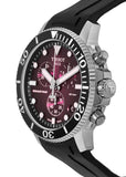 Tissot Seastar 1000 Chronograph Red Dial Black Rubber Strap Watch For Men - T120.417.17.421.00 Buy Now By Tissot