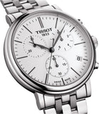 Tissot Carson Premium White Dial Silver Steel Strap Watch For Men - T122.417.11.011.00 Buy Now By Tissot