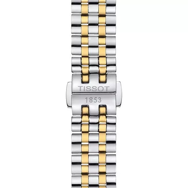 Tissot T Classic Carson Lady Premium Silver Dial Two Tone Steel Strap Watch For Women - T122.210.22.033.00 Buy Now By Tissot