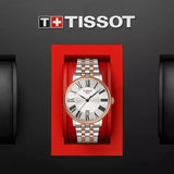 Tissot T Classic Carson Premium Silver Dial Two Tone Steel Strap Watch For Men - T122.410.22.033.00 Buy Now By Tissot