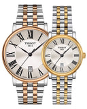 Tissot T Classic Carson Lady Premium Silver Dial Two Tone Steel Strap Watch For Women - T122.210.22.033.00 Buy Now By Tissot