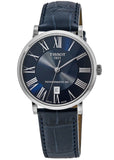 Tissot Carson Premium Powermatic 80 Blue Dial Blue Leather Strap Watch For Men - T122.407.16.043.00 Buy Now By Tissot