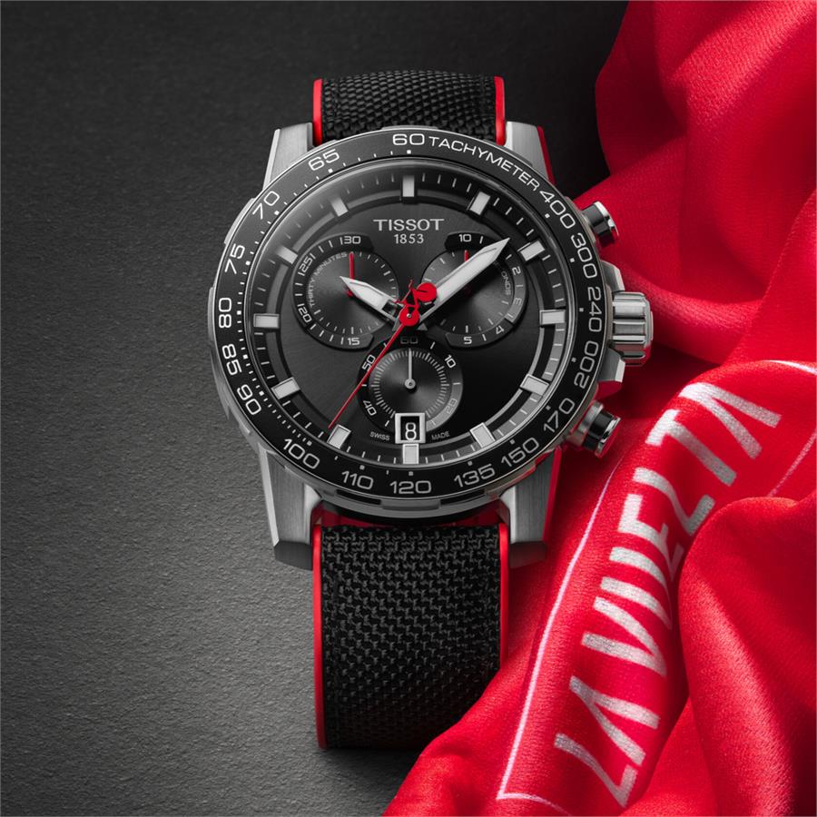 Tissot Supersport Vuelta Special Edition Chrono Black Dial Black Nylon Strap Watch for Men - T125.617.17.051.01 Buy Now By Tissot