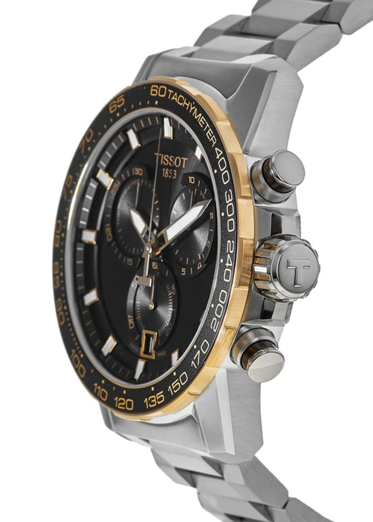 Tissot Supersport Chrono Black Dial Silver Steel Strap Watch For Men - T125.617.21.051.00 Buy Now By Tissot