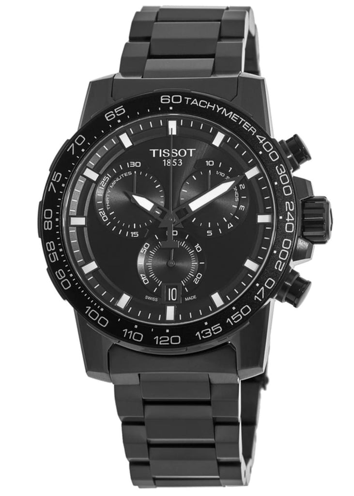 Tissot Supersport Chrono Black Dial Black Steel Strap Watch For Men - T125.617.33.051.00 Buy Now By Tissot
