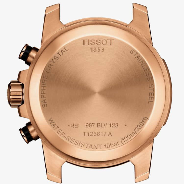 Tissot Supersport Chrono Black Dial Black Leather Strap Watch for Men - T125.617.36.051.00 Buy Now By Tissot