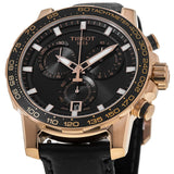 Tissot Supersport Chrono Black Dial Black Leather Strap Watch for Men - T125.617.36.051.00 Buy Now By Tissot