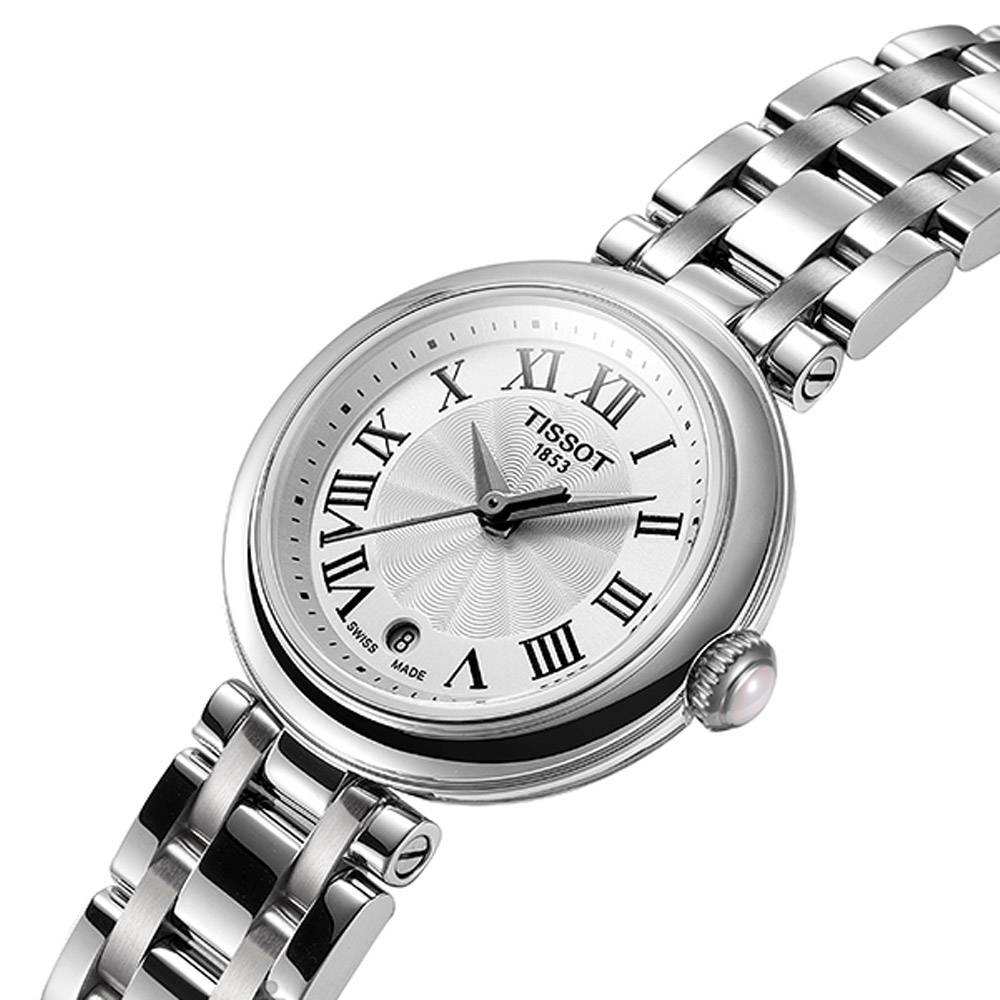 Tissot Bellissima Small Lady Silver Dial Silver Steel Strap Watch For Women - T126.010.11.013.00 Buy Now By Tissot