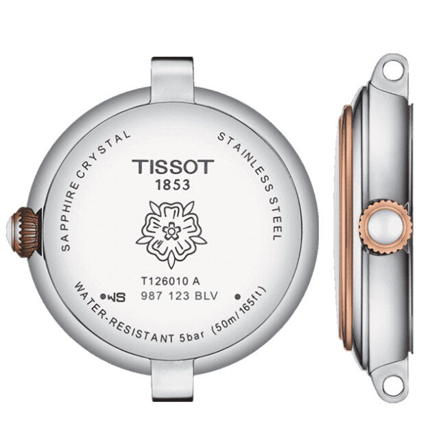 Tissot Bellissima Lady Small Mother of Pearl Dial Two Tone Steel Strap Watch For Women - T126.010.22.013.01 Buy Now By Tissot