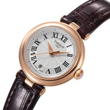 Tissot Bellissima Small Lady White Dial Brown Leather Strap Watch For Women - T126.010.36.013.00 Buy Now By Tissot