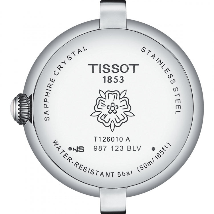 Tissot Bellissima Small Lady Silver Dial Pink Leather Strap Watch For Women - T126.010.16.013.01 Buy Now By Tissot