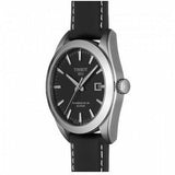 Tissot Gentleman Powermatic 80 Silicium Black Dial Black Leather Strap Watch For Men - T127.407.16.051.00 Buy Now By Tissot