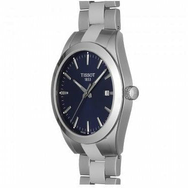 Tissot Gentleman Blue Dial Silver Steel Strap Watch For Men - T127.410.11.041.00 Buy Now By Tissot