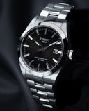 Tissot Gentleman Powermatic 80 Silicium Black Dial Silver Steel Strap Watch For Men - T127.407.11.051.00 Buy Now By Tissot