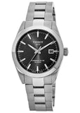 Tissot Gentleman Powermatic 80 Silicium Black Dial Silver Steel Strap Watch For Men - T127.407.11.051.00 Buy Now By Tissot