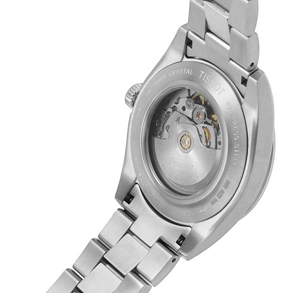 Tissot Gentleman Powermatic 80 Silicium Green Dial Silver Steel Strap Watch For Men - T127.407.11.091.01 Buy Now By Tissot