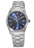 Tissot Gentleman Blue Dial Silver Steel Strap Watch For Men - T127.410.11.041.00 Buy Now By Tissot