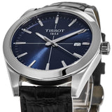 Tissot Gentlemen Blue Dial Black Leather Strap Watch for Men - T127.410.16.041.01 Buy Now By Tissot