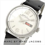 Marc Jacobs Fergus White Dial Black Leather Strap Watch for Men - MBM5076 Buy Now By Marc Jacobs