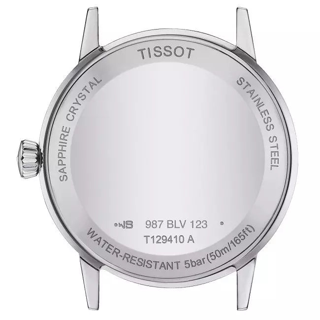 Tissot T Classic Dream White Dial Silver Steel Strap Watch For Men - T129.410.11.013.00 Buy Now By Tissot