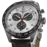 Tissot T Sport PRS 516 Chronograph Silver Dial Brown Leather Strap Watch for Men - T131.617.16.032.00 Buy Now By Tissot