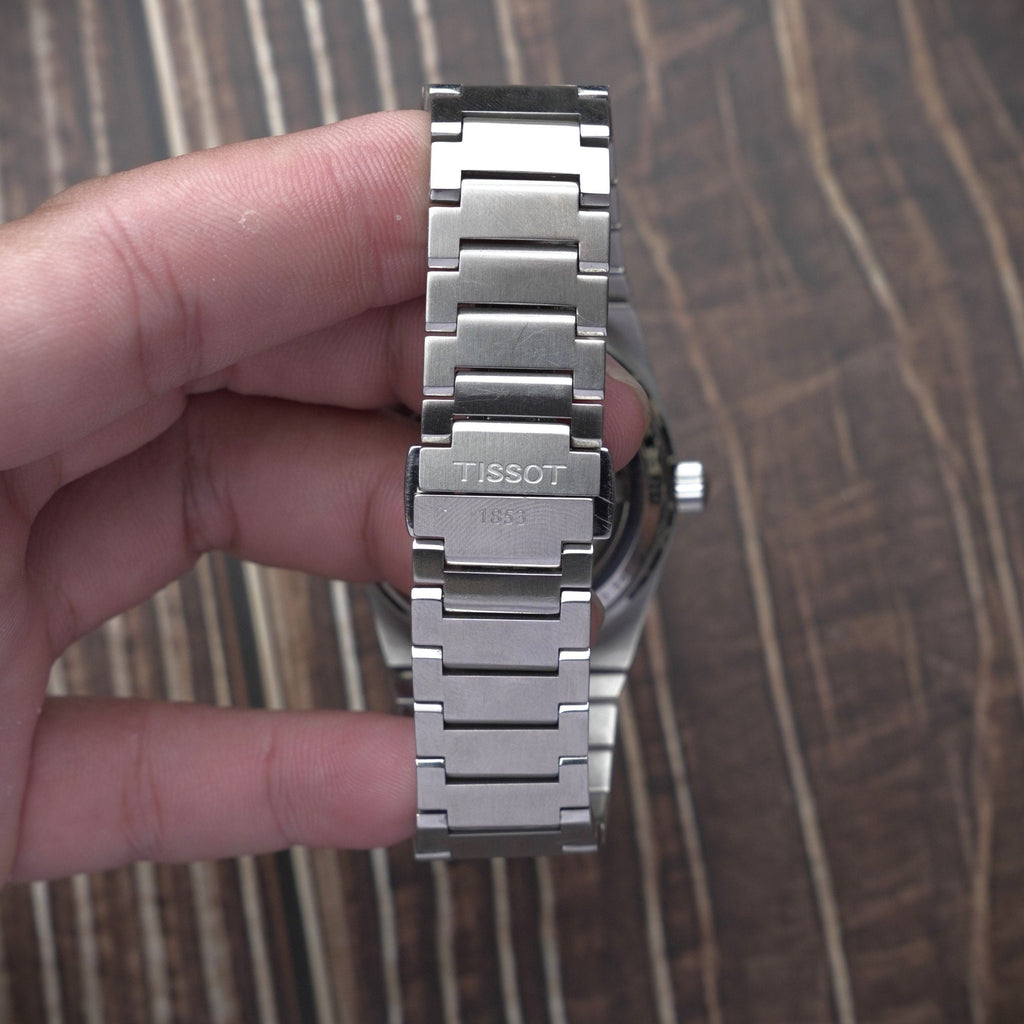 Tissot PRX Powermatic 80 Ice Blue Dial Silver Steel Strap Watch for Men - T137.207.11.351.00