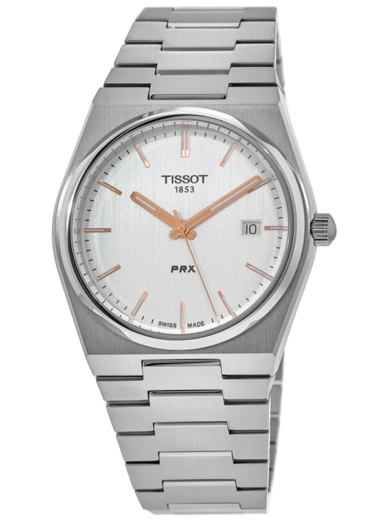 Tissot PRX Silver Dial Silver Steel Strap Watch For Women - T137.210.11.031.00 Buy Now By Tissot