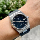 Tissot PRX Powermatic 80 Blue Dial Blue Leather Strap Watch for Men - T137.407.16.041.00 Buy Now By Tissot