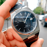 Tissot PRX Powermatic 80 Blue Dial Blue Leather Strap Watch for Men - T137.407.16.041.00 Buy Now By Tissot