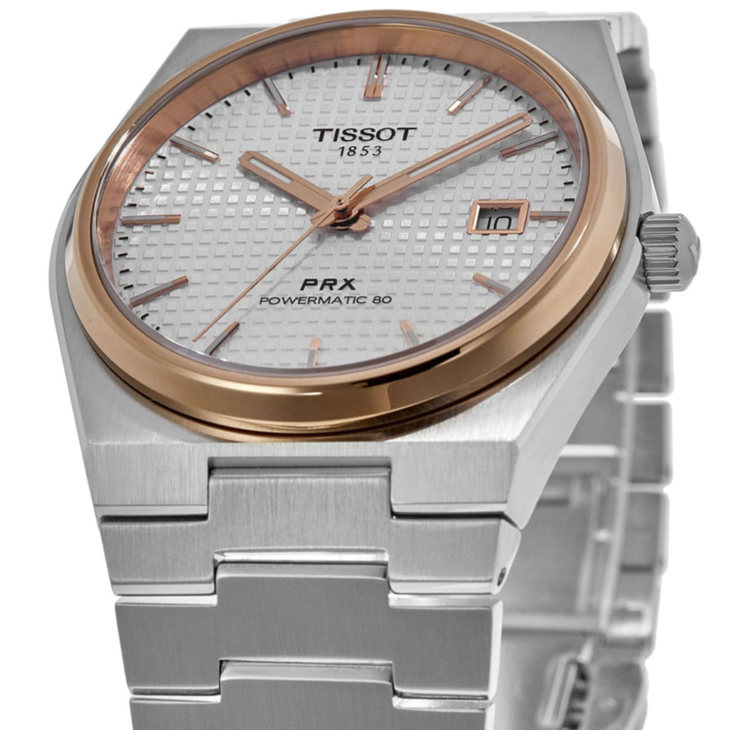 Tissot PRX Powermatic 80 Silver Dial Silver Steel Strap Watch For Men - T137.407.21.031.00 Buy Now By Tissot