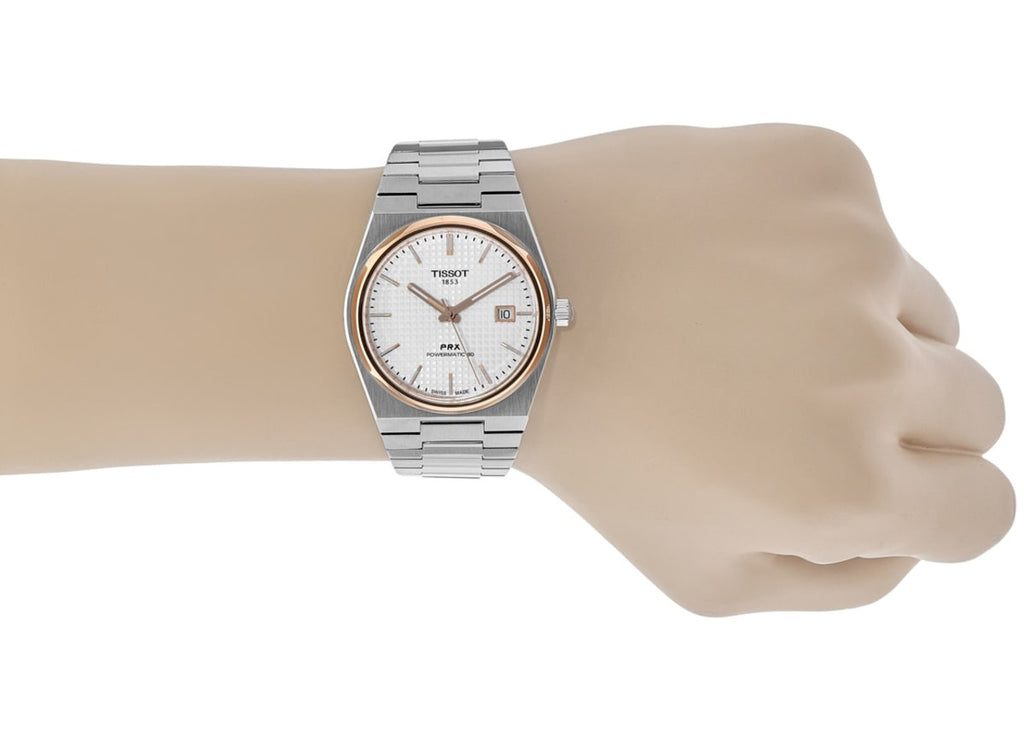Tissot PRX Powermatic 80 Silver Dial Silver Steel Strap Watch For Men - T137.407.21.031.00 Buy Now By Tissot