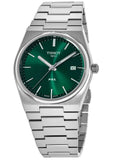 Tissot PRX Green Dial Silver Steel Strap Watch For Men - T137.410.11.091.00 Buy Now By Tissot