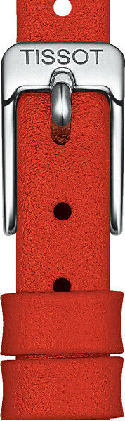 Tissot Lovely Round Mother of Pearl Dial Red Leather Strap Watch for Women - T140.009.16.111.00 Buy Now By Tissot