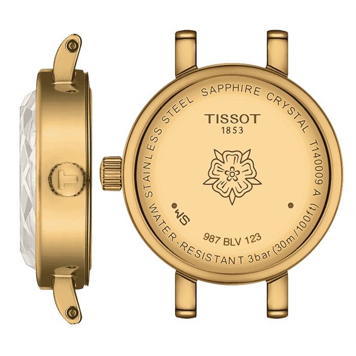Tissot Lovely Round Green Mother of Pearl Dial Green Leather Strap Watch for Women - T140.009.36.091.00 Buy Now By Tissot