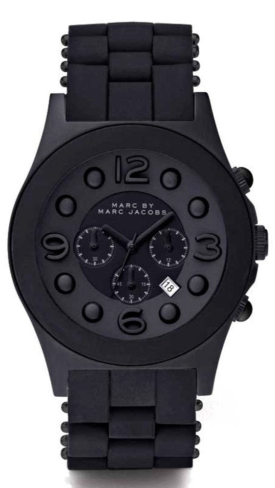 Marc Jacobs Pelly Black Dial Black Silicone Strap Watch for Women - MBM2567 Buy Now By Marc Jacobs