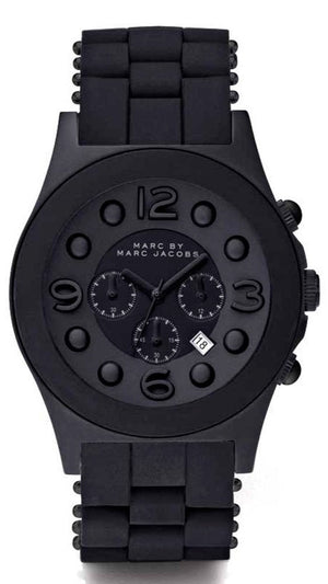Marc Jacobs Pelly Black Dial Black Silicone Strap Watch for Women - MBM2567 Buy Now By Marc Jacobs