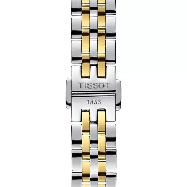 Tissot Le Locle Automatic Small Lady White Dial Two Tone Steel Strap Watch For Women - T41.2.183.34 Buy Now By Tissot
