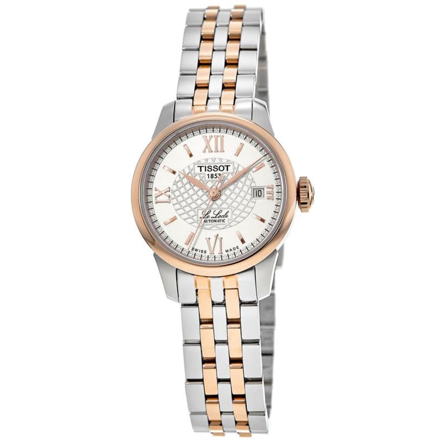 Tissot Le Locle Automatic Small Lady Silver Dial Two Tone Steel Strap Watch For Women - T41.2.183.33 Buy Now By Tissot