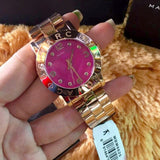 Marc Jacobs Amy Pink Dial Rose Gold Steel Strap Dial Watch for Women - MBM8625 Buy Now By Marc Jacobs