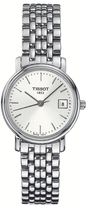 Tissot T Classic Desire White Dial Silver Steel Strap Watch for Women - T52.1.281.31 Buy Now By Tissot