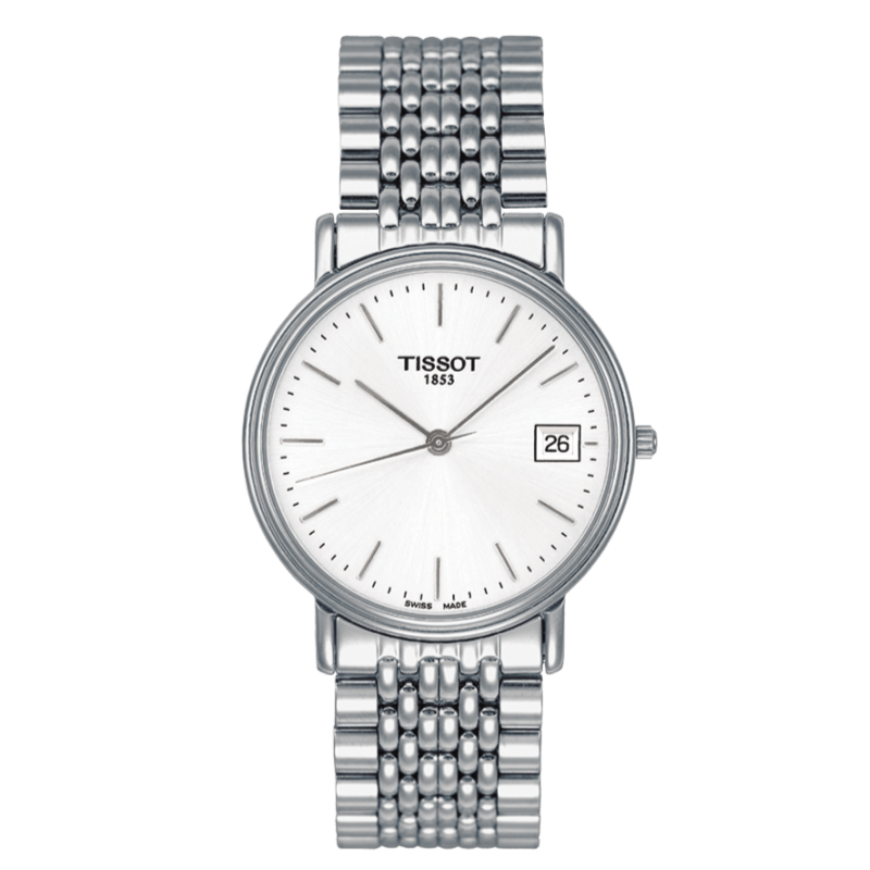 Tissot T Classic Desire Silver Dial Silver Mesh Bracelet Watch for Men - T52.1.481.31 Buy Now By Tissot