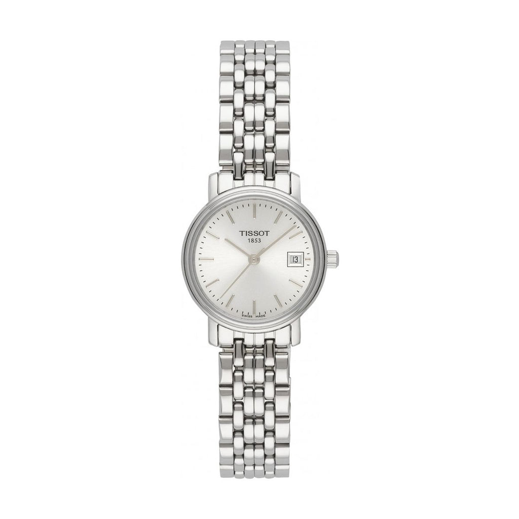 Tissot T Classic Desire White Dial Silver Steel Strap Watch for Women - T52.1.281.31 Buy Now By Tissot