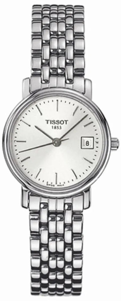 Tissot T Classic Desire White Dial Silver Steel Strap Watch for Women - T52.1.281.31 Buy Now By Tissot